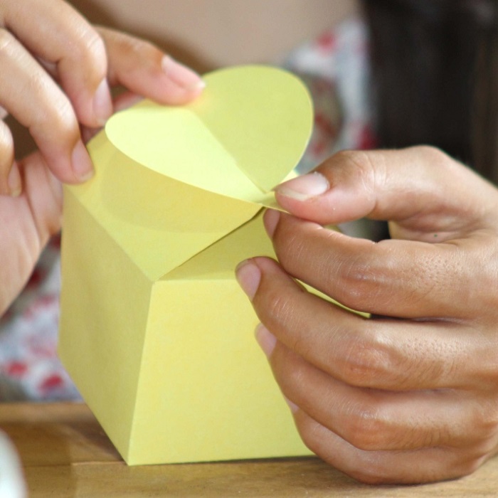 Cajita de Cartulina Colores - Imagen 2